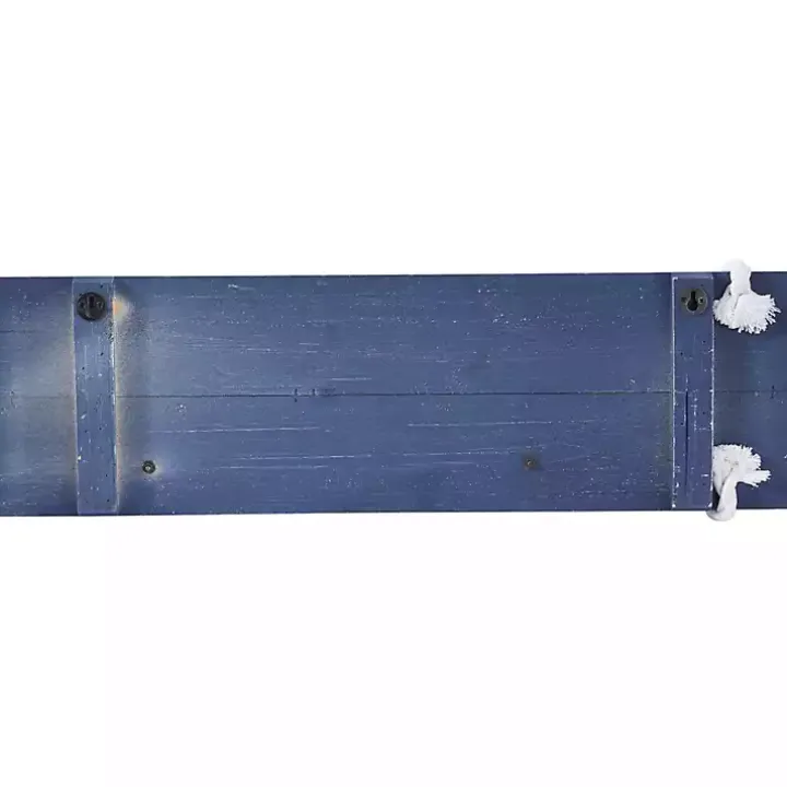 Blue Fir Beach Arrow Coastal Wall Plaque