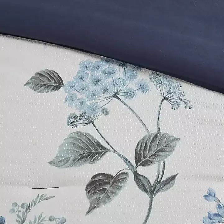 Blue Floral 7-pc. Full/Queen Comforter Set
