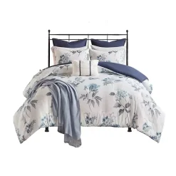 Blue Floral 7-pc. King Comforter Set