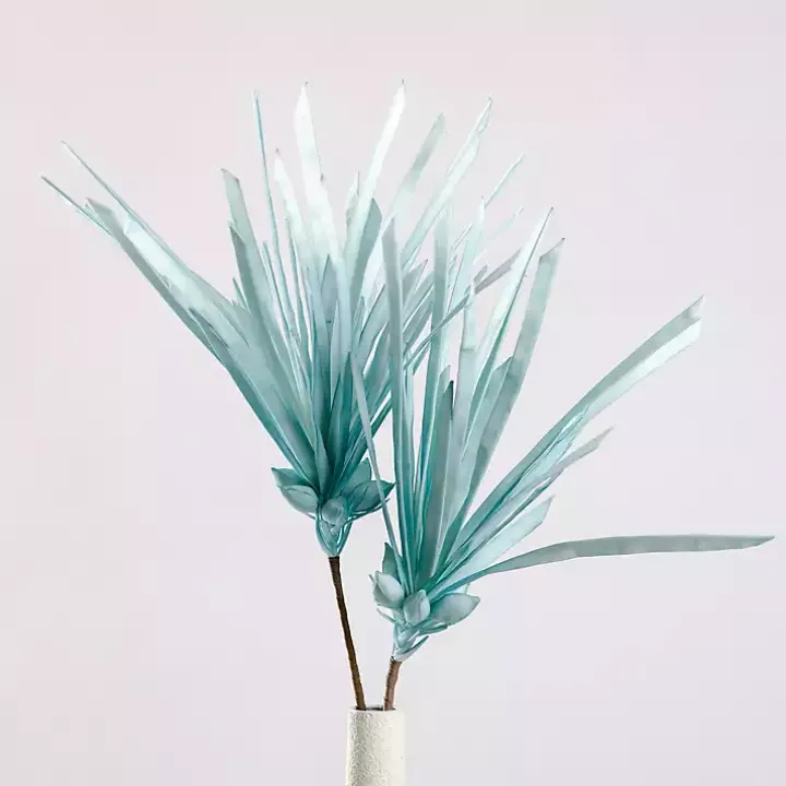 Blue Foam Floral Sprays, Set of 2