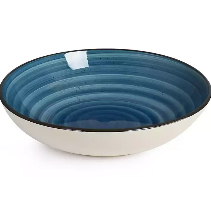 Blue Gia Stoneware 24-pc. Dinnerware Set