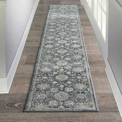 Blue Lush Vines Runner