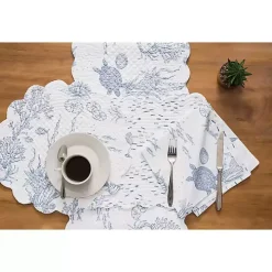 Blue Makara Reef Napkins, Set of 6