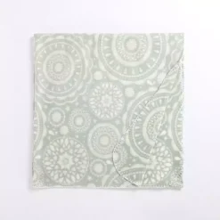 Blue Medallion Fleece Throw