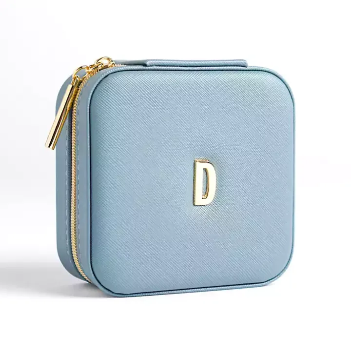 Blue Monogram D Travel Jewelry Box