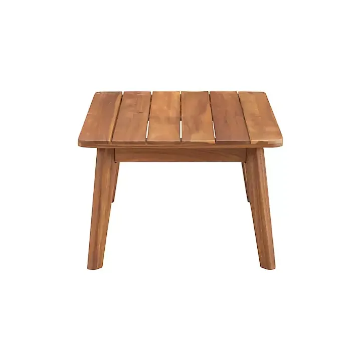 Blue 4-pc. Acacia Wood Outdoor Living Set