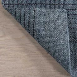 Blue Plaid Emily Henderson x RugsUSA Area Rug, 5x8