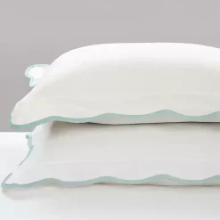 Blue Scalloped Edge 3-pc. Full/Queen Comforter Set
