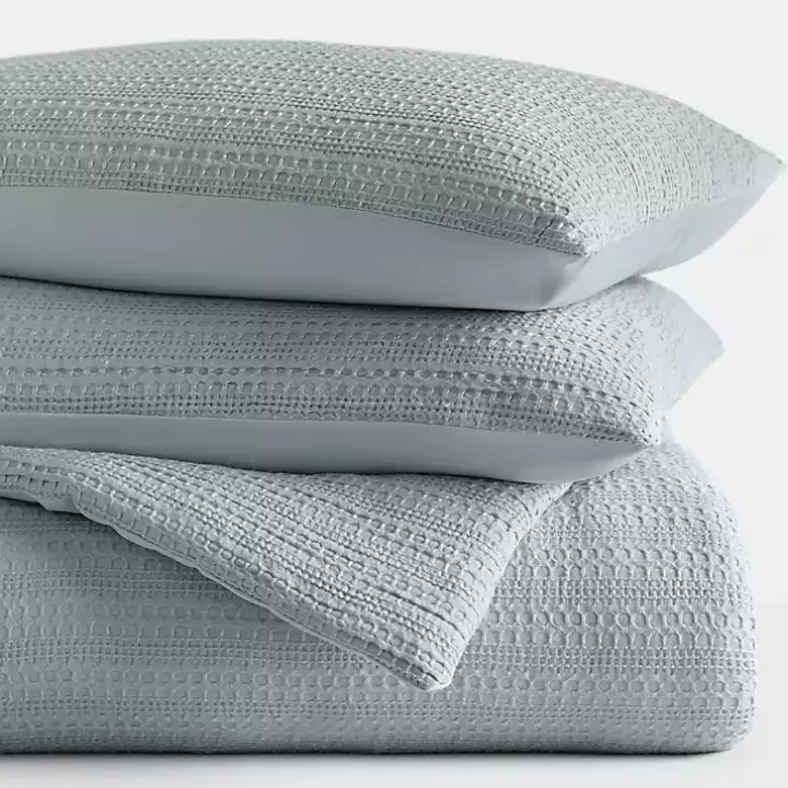 Blue Waffle Ultra-Soft 3-pc. King Comforter Set