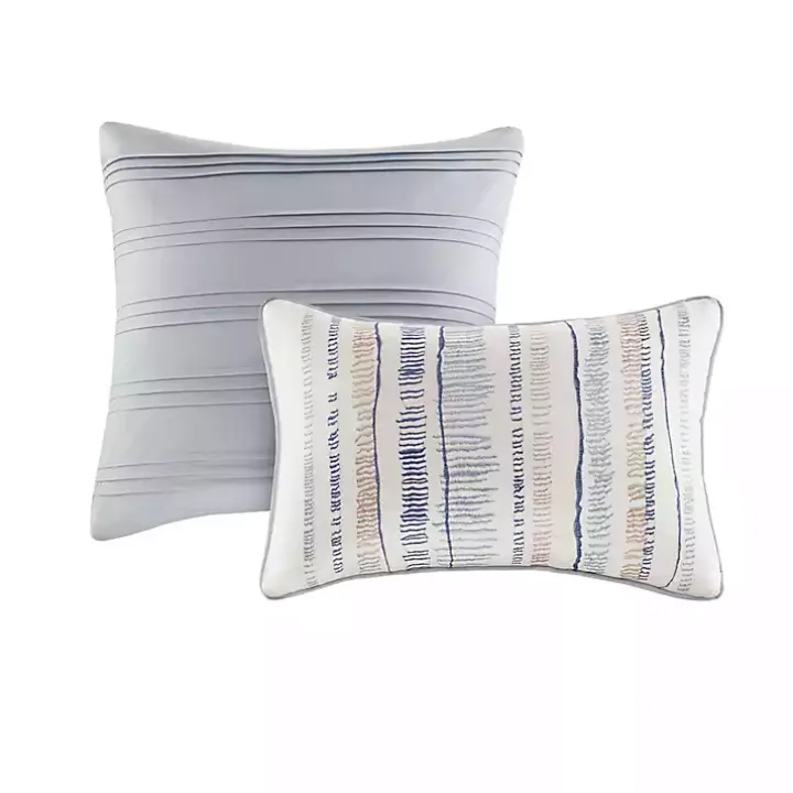 Blue Watercolor 8-pc. Full/Queen Comforter Set