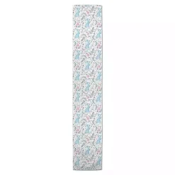 Blue Watercolor Rabbit Table Runner, 90 in.