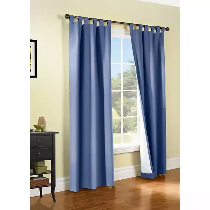 Blue Weathermate Blackout Curtain Pannel, 84 in.