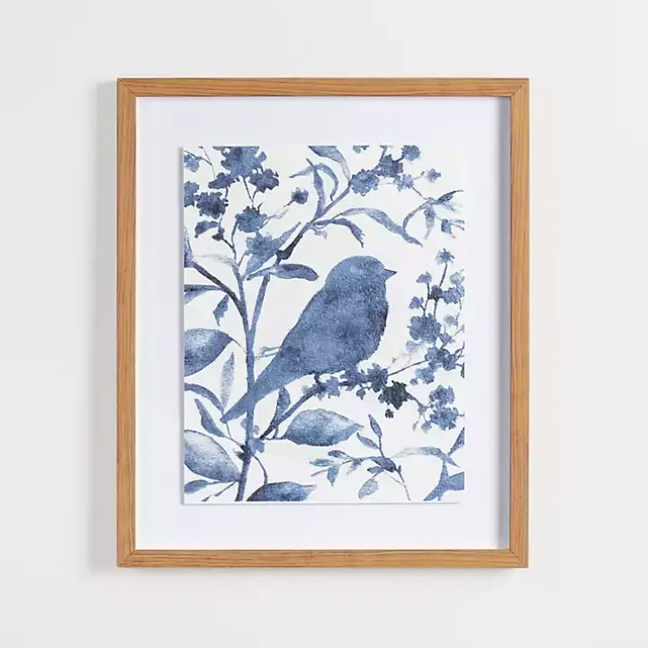 Bluebird on Branch I Framed Art Print
