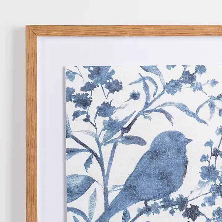 Bluebird on Branch I Framed Art Print