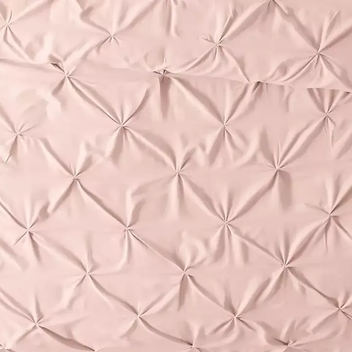 Blush Pinched 2-pc. Twin Duvet Cover Set