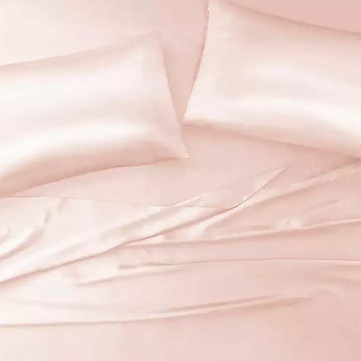 Blush Satin King 2-pc. Pillow Case Set