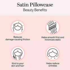 Blush Satin King 2-pc. Pillow Case Set