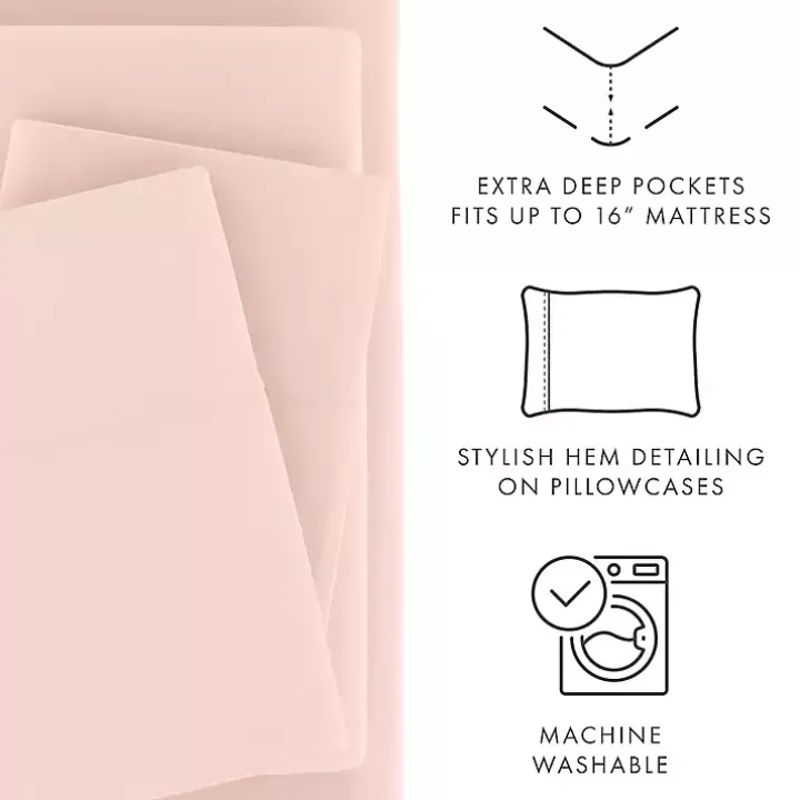 Blush Ultra Soft 3-pc. Twin Sheet Set