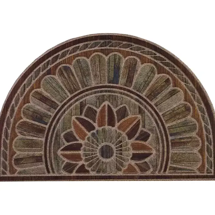 Boardwalk Path Ornamental Entry Slice Doormat