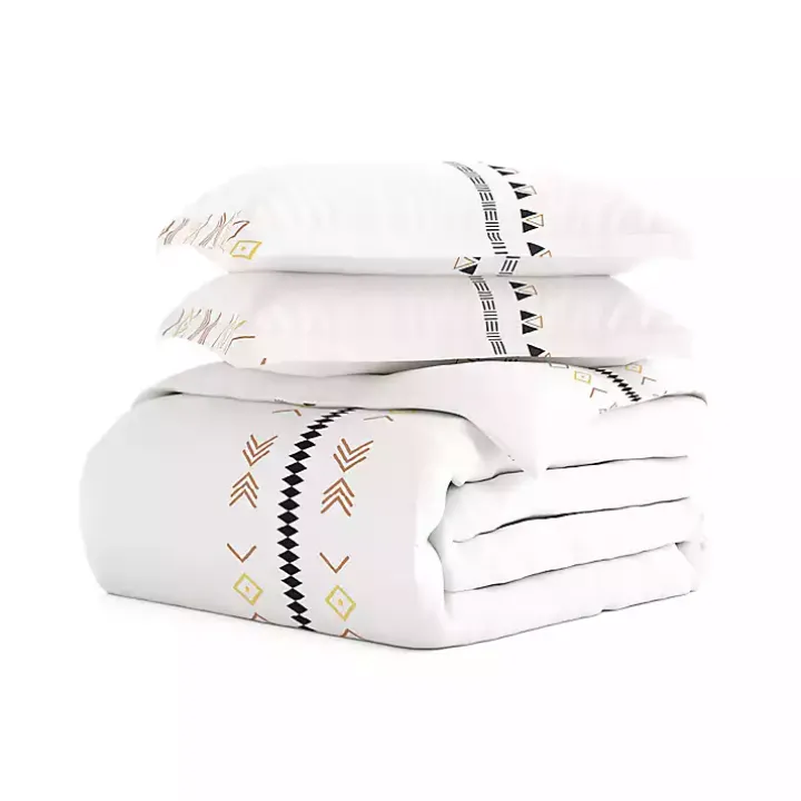 Bohemian Stripe 3-pc. Queen Duvet Cover Set