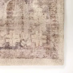 Bone Rosette Area Rug, 7x9