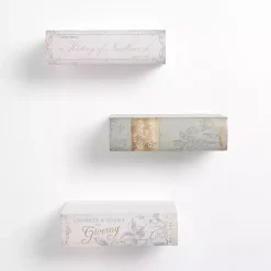 Book Floating Shelves, Set of 3