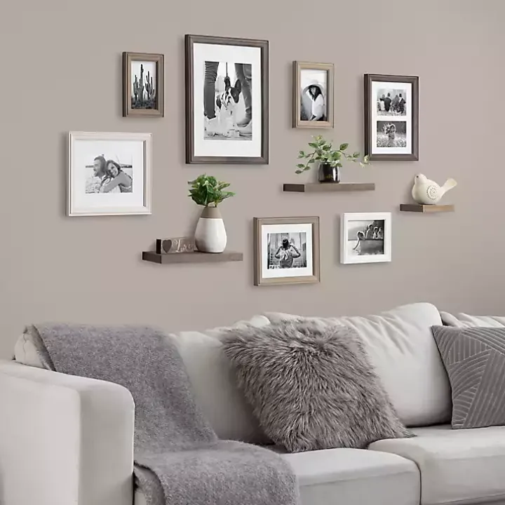 Bordeaux 10-pc. Gallery Wall Frame and Shelf Set