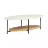 Bowie Wood and Metal Coffee Table