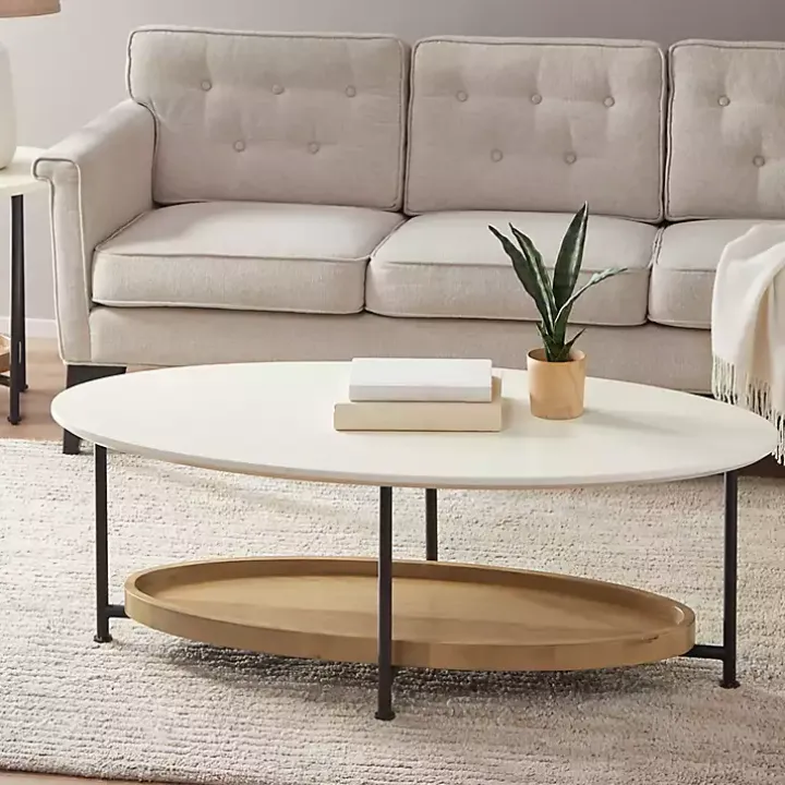 Bowie Wood and Metal Coffee Table