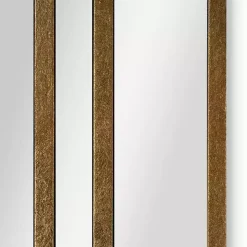 Briggs Gold Metal Panels Wall Mirror