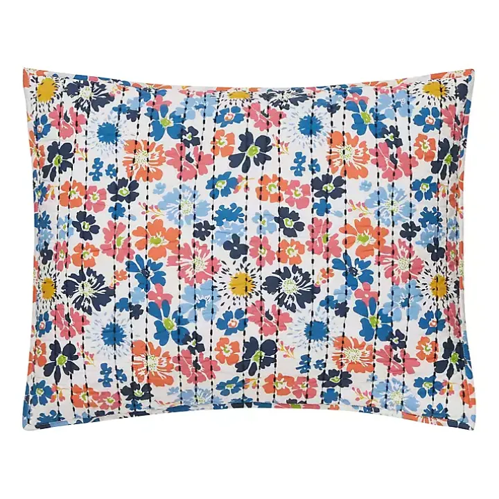 Bright Blossom 3-pc. Full/Queen Quilt Set