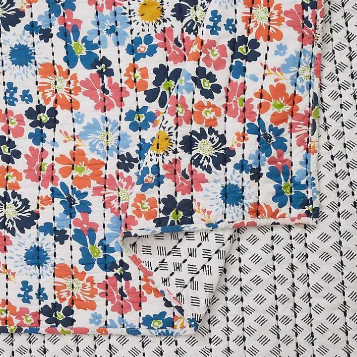 Bright Blossom 3-pc. Full/Queen Quilt Set