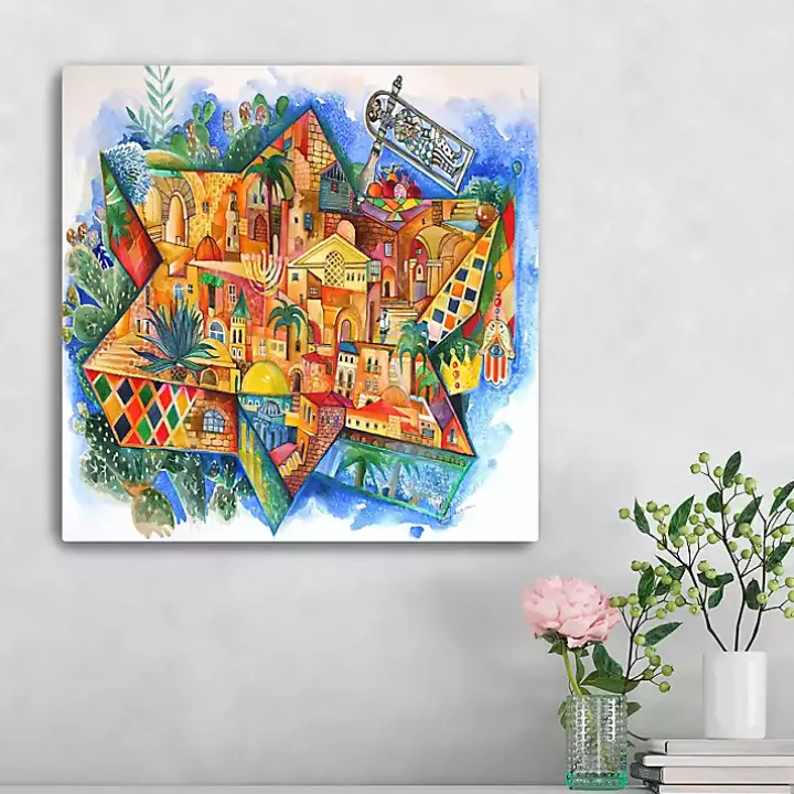 Bright Purim Canvas Art Print