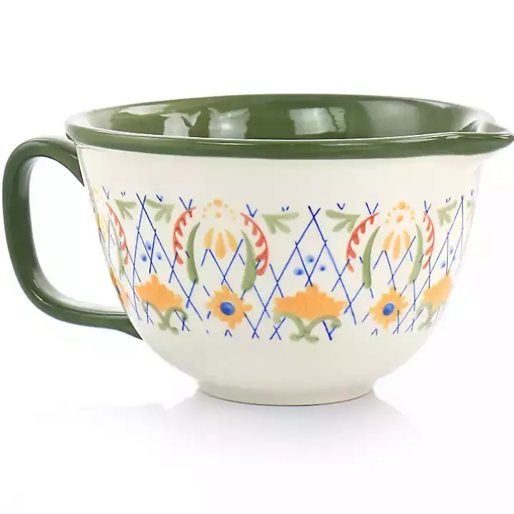 Bright Southwest Floral Batter Bowl