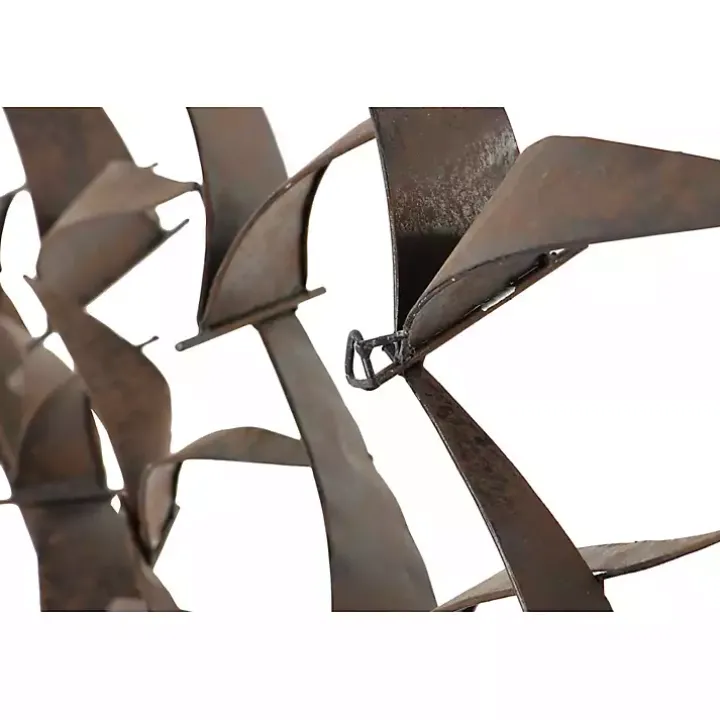 Bronze Birds Metal Wall Plaque