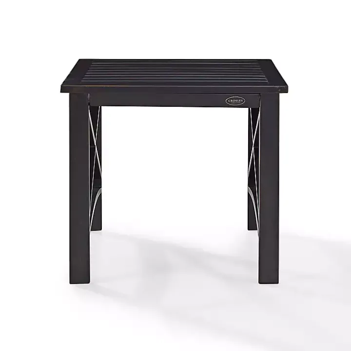 Bronze Metal Dayton Outdoor Side Table