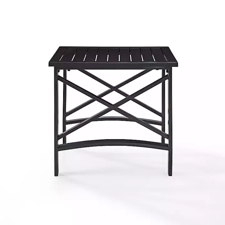 Bronze Metal Dayton Outdoor Side Table