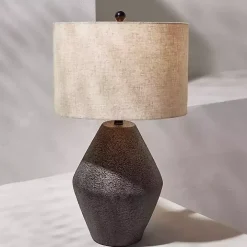 Brown Angled Gourd Ersta Table Lamp