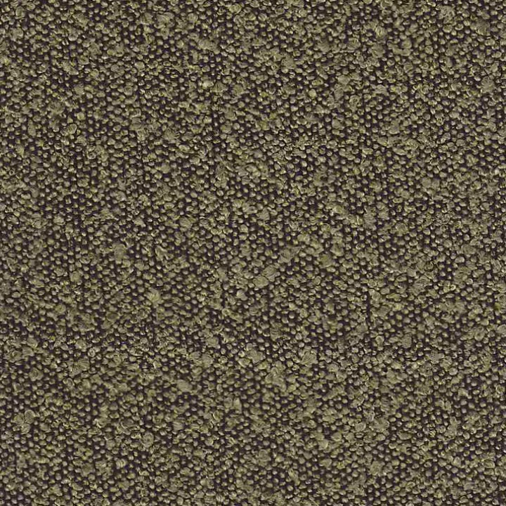 Brown Boucle Brown Faux Leather Bench