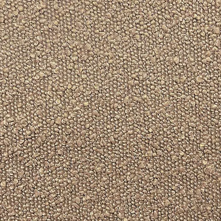 Brown Boucle Modern Storage Bench