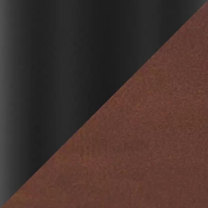 Brown Faux Leather & Black Marshall Office Chair