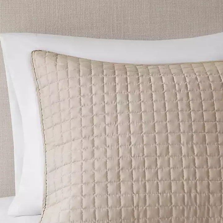 Brown Nash 3-pc. Reversible Queen Coverlet Set