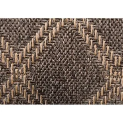 Brown Santorini Trellis Outdoor Area Rug, 6x9