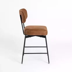 Brown Wyatt Swivel Counter Stools, Set of 2