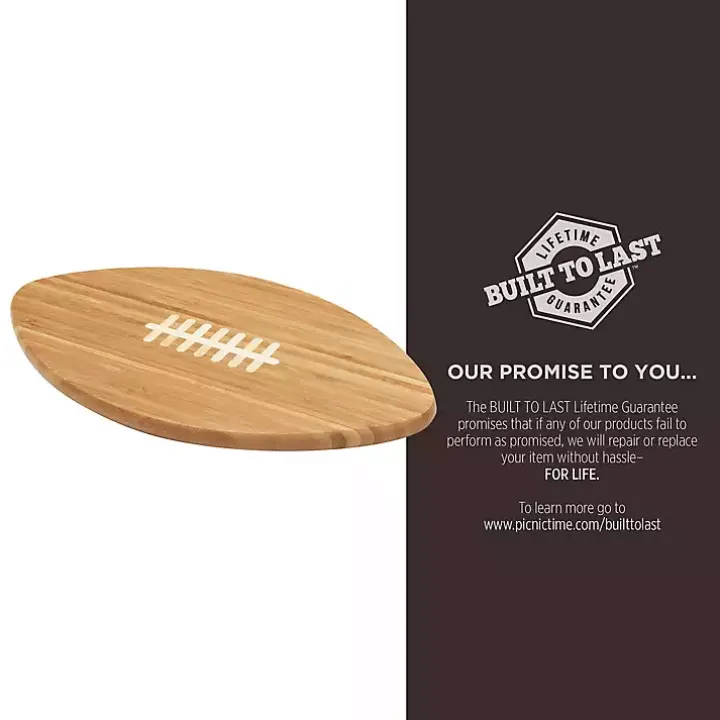 Buffalo Bills Bamboo Football Cutting Board