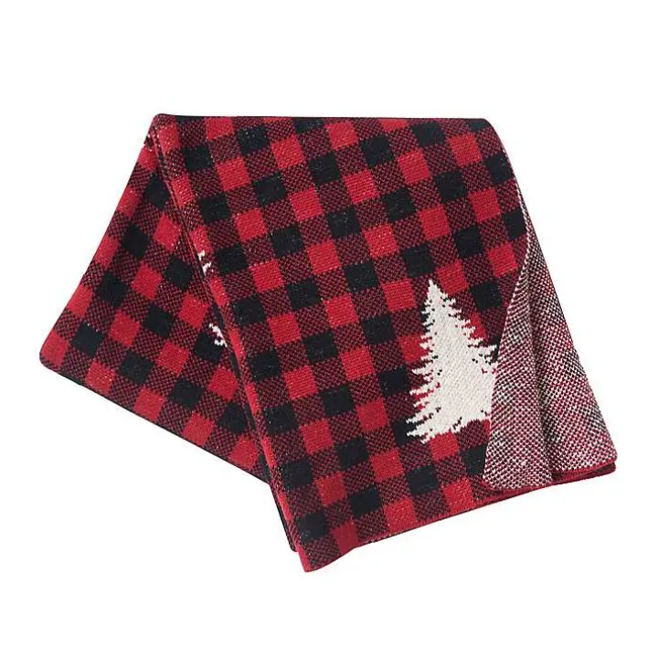 Buffalo Check Christmas Tree Throw