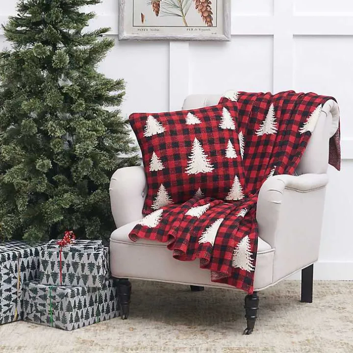 Buffalo Check Christmas Tree Throw
