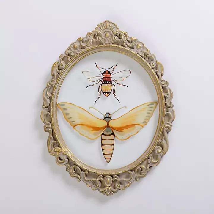 Bugs on Glass Framed Art Print