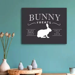 Bunny Treats Easter Canvas Art Print