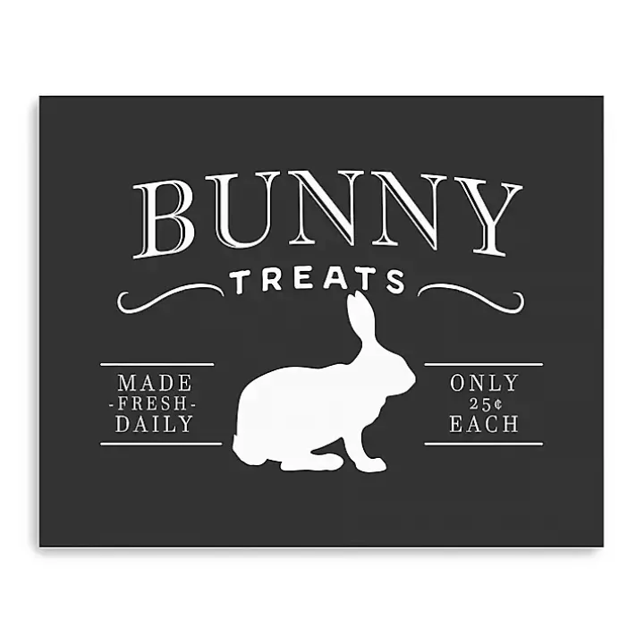 Bunny Treats Easter Canvas Art Print